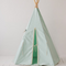 Moi Mili-Tipi-Tent-met pompons-Mint-Fog